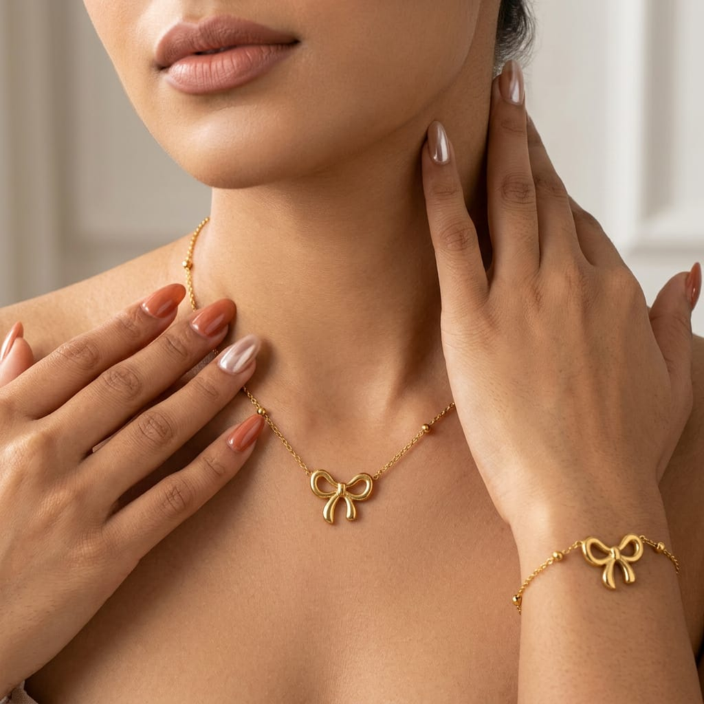 Luna Bow Charm Set by Suryatra