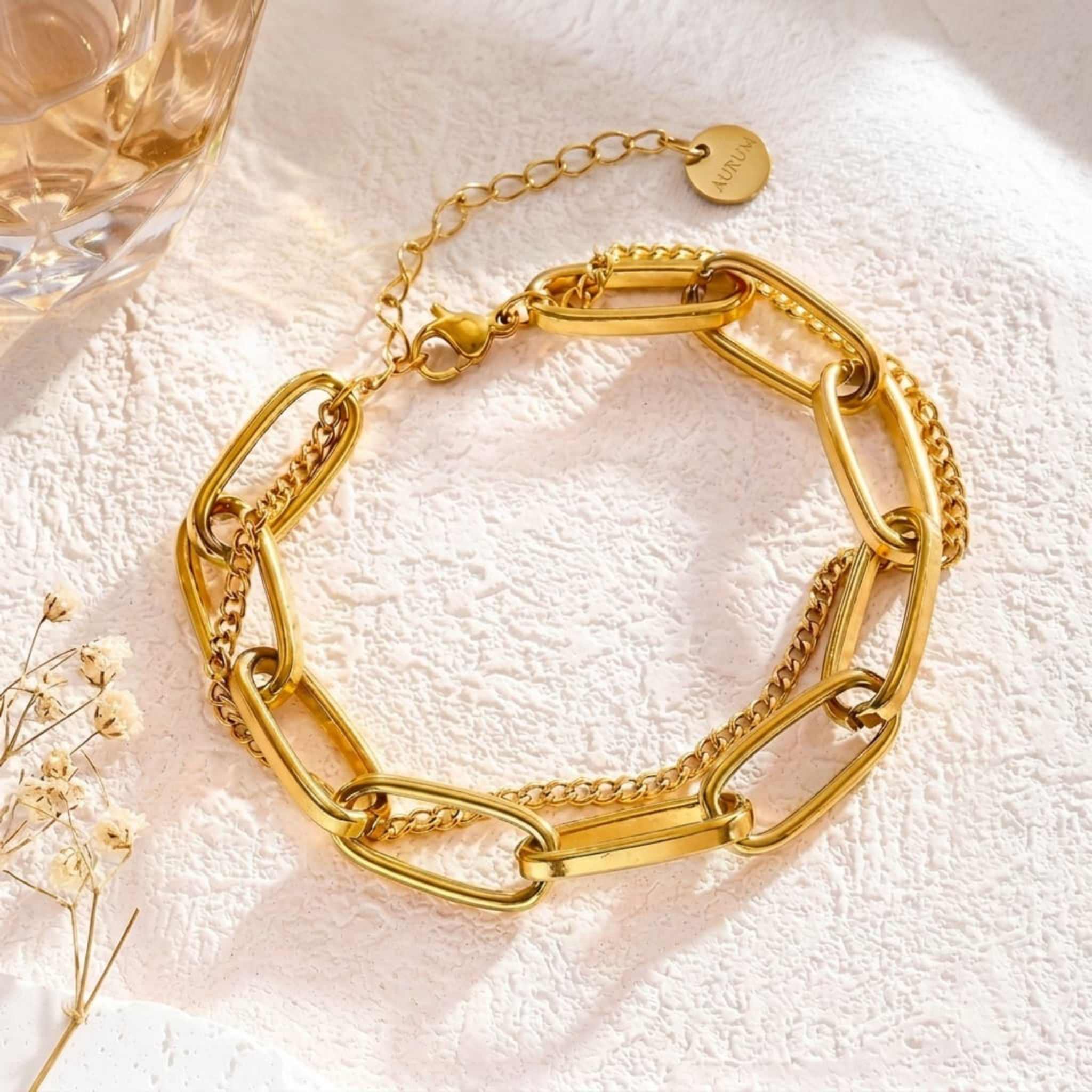 Aurelia Link Luxe Bracelet by Suryatra