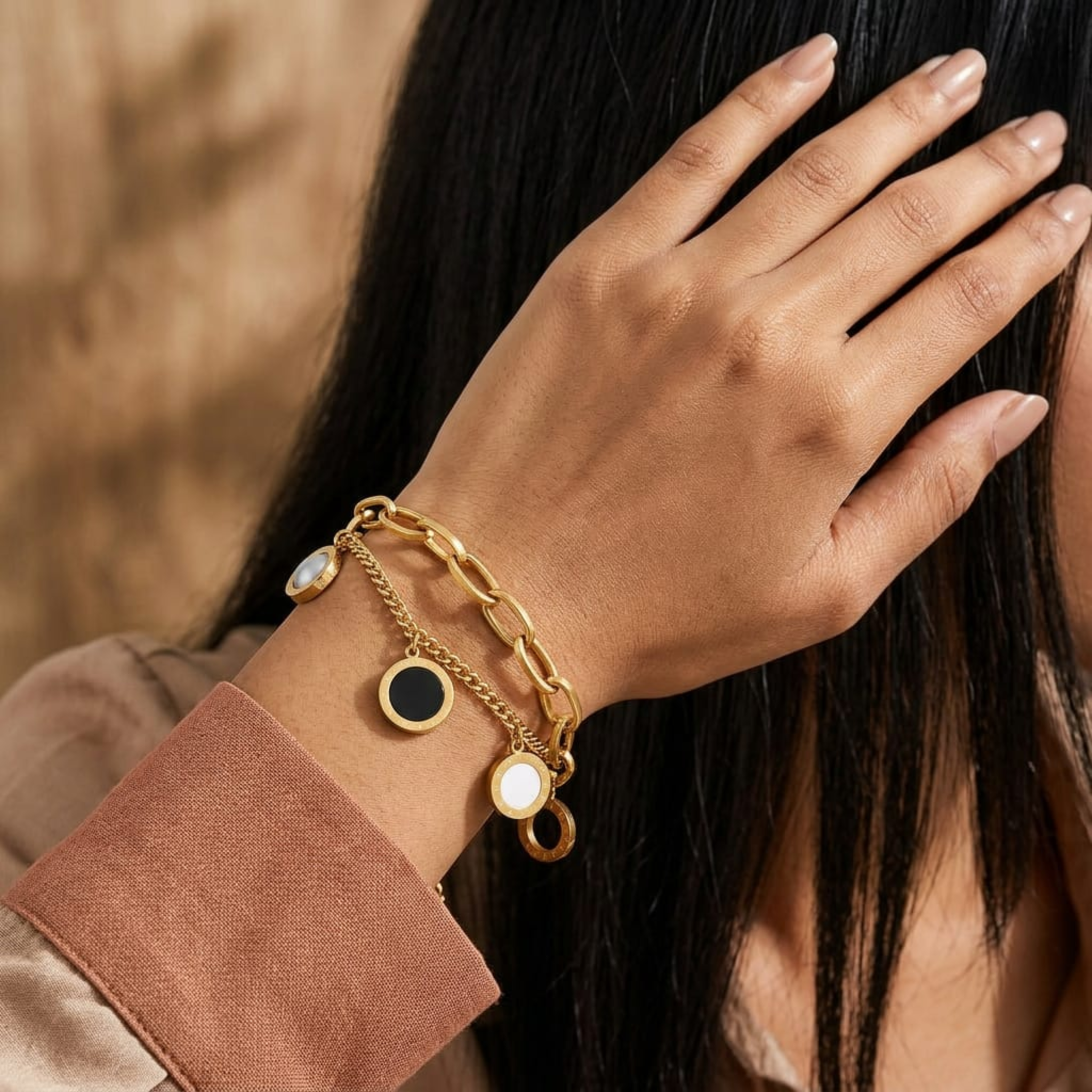 Aura Charm Link Bracelet by Suryatra