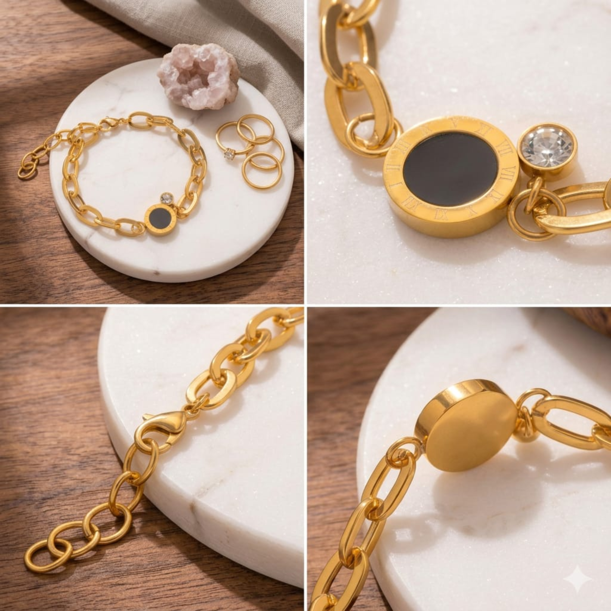 Aura Charm Link Bracelet by Suryatra