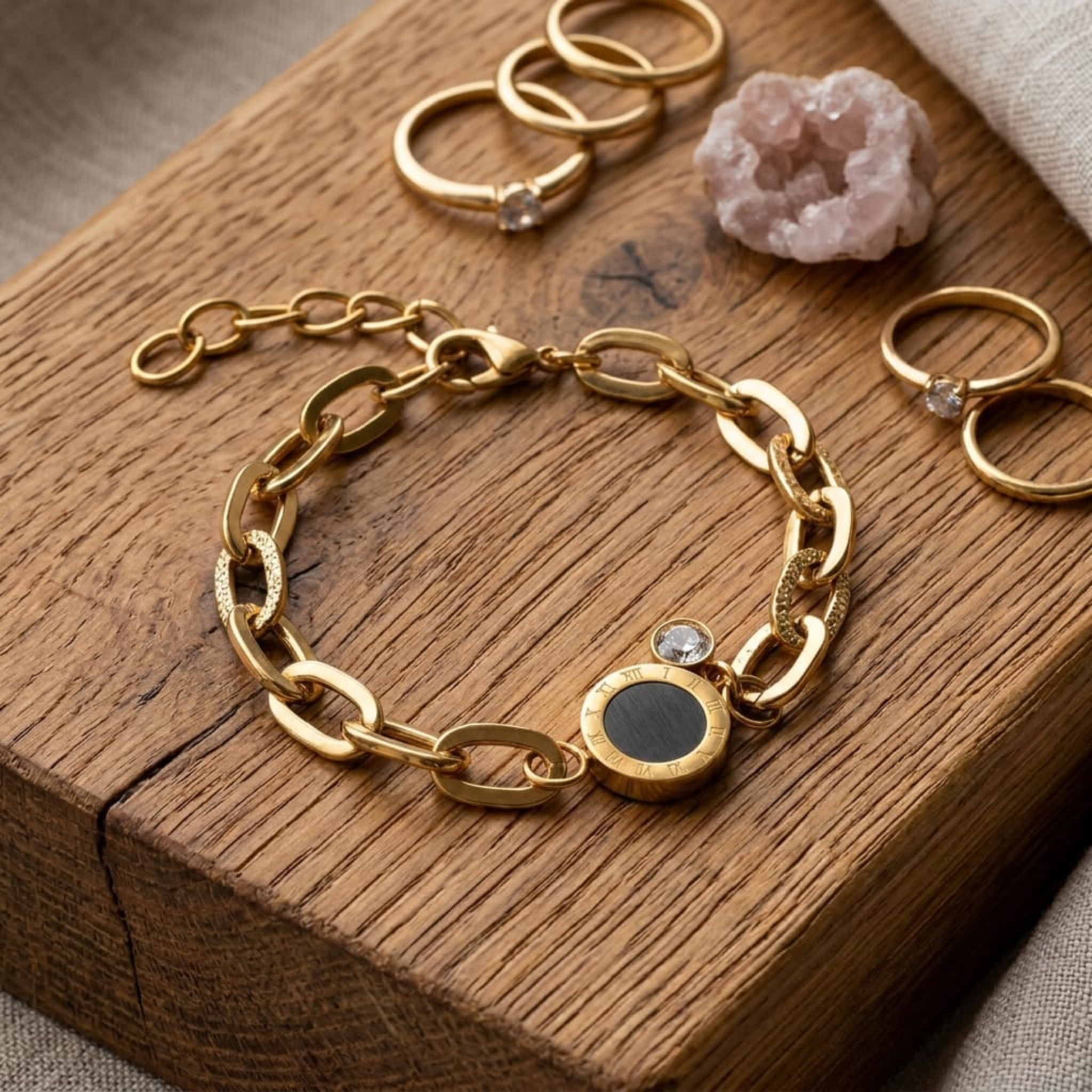 Aura Charm Link Bracelet by Suryatra