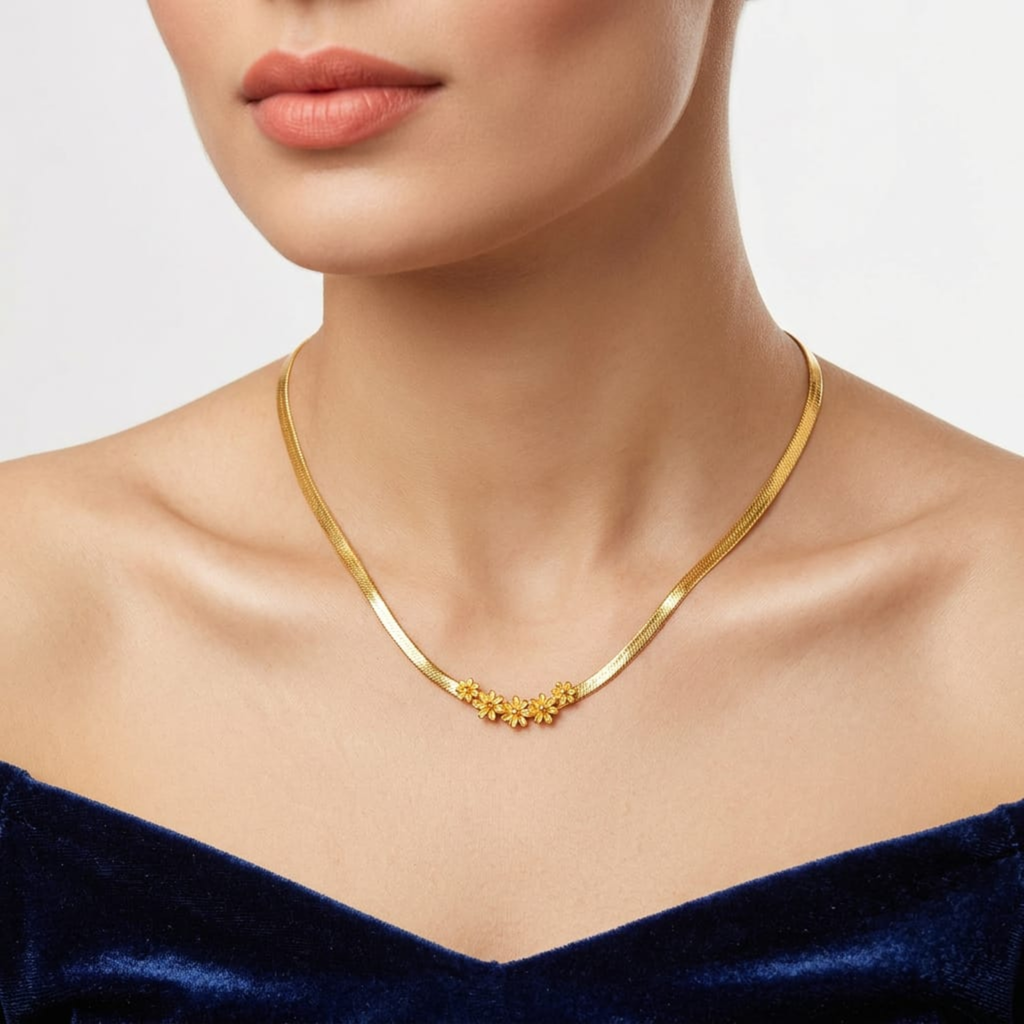 Flora Glow Necklace by Suryatra