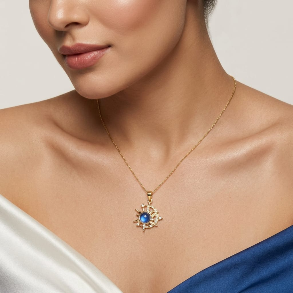 Celestial Aura Pendant Necklace