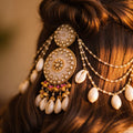 Moti Mahal Passa Pearl Palace Hair Piece By Suryatra