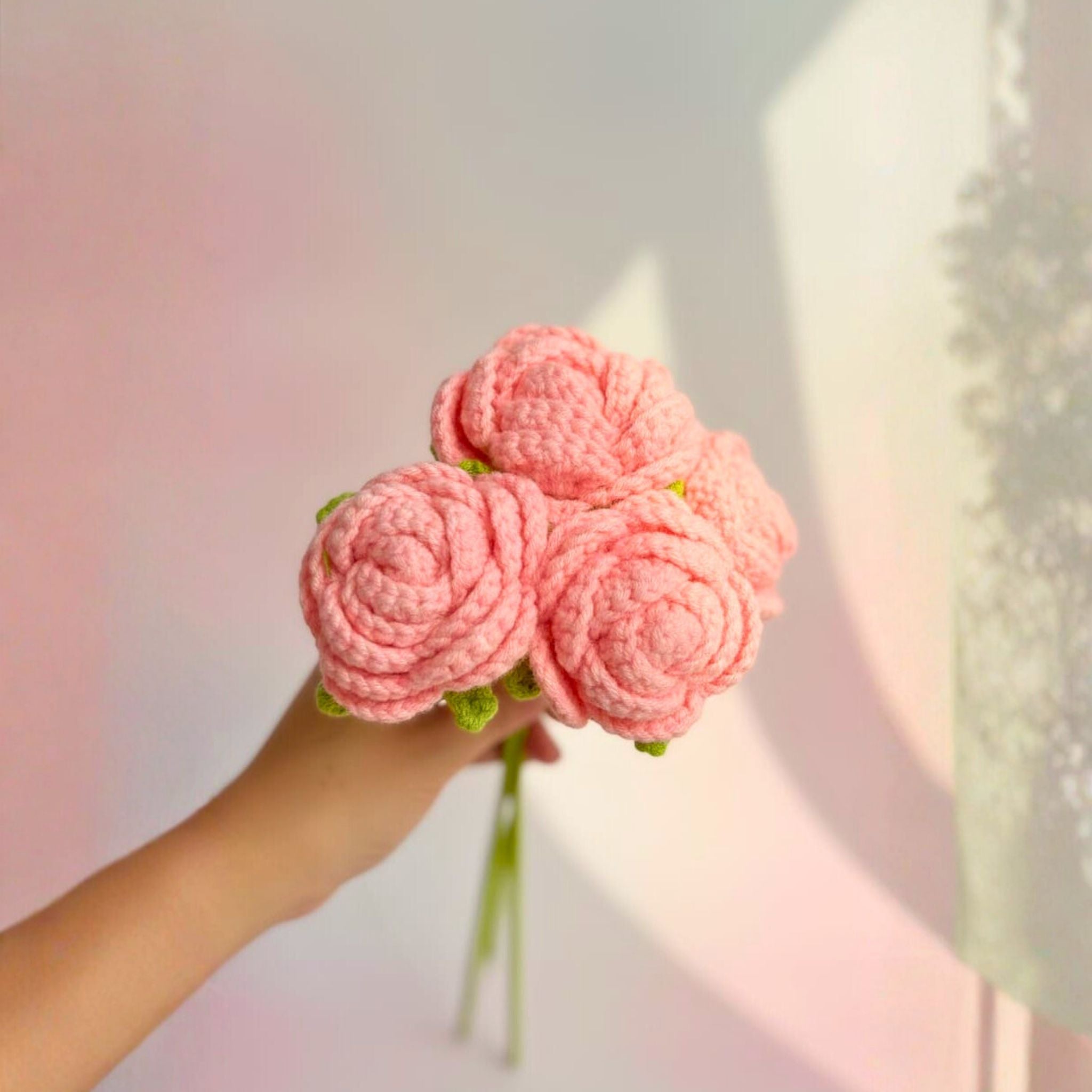 Bloom Pink Roses (Set of 3) by Suryatra