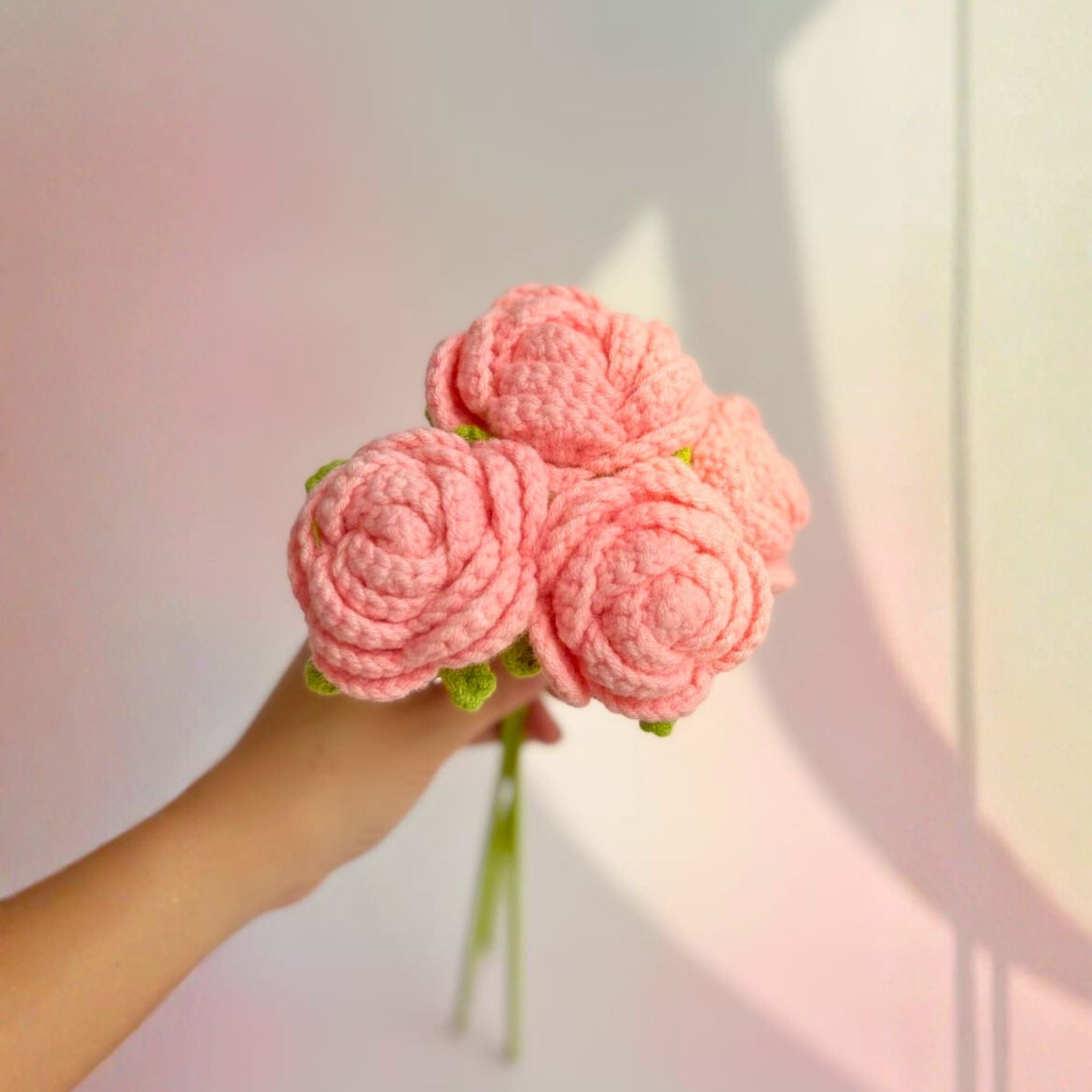 Bloom Pink Roses (Set of 3) by Suryatra