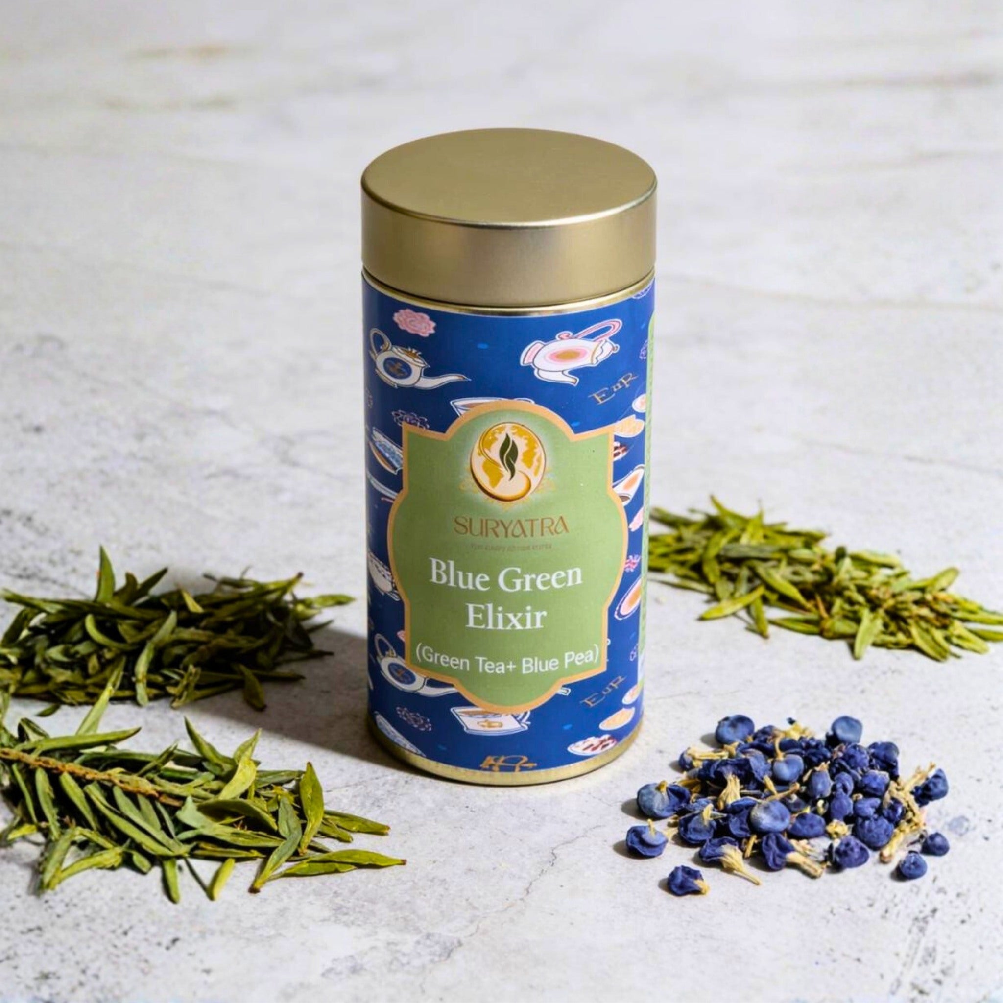 Blue Green Elixir Organic Tea by Suryatra