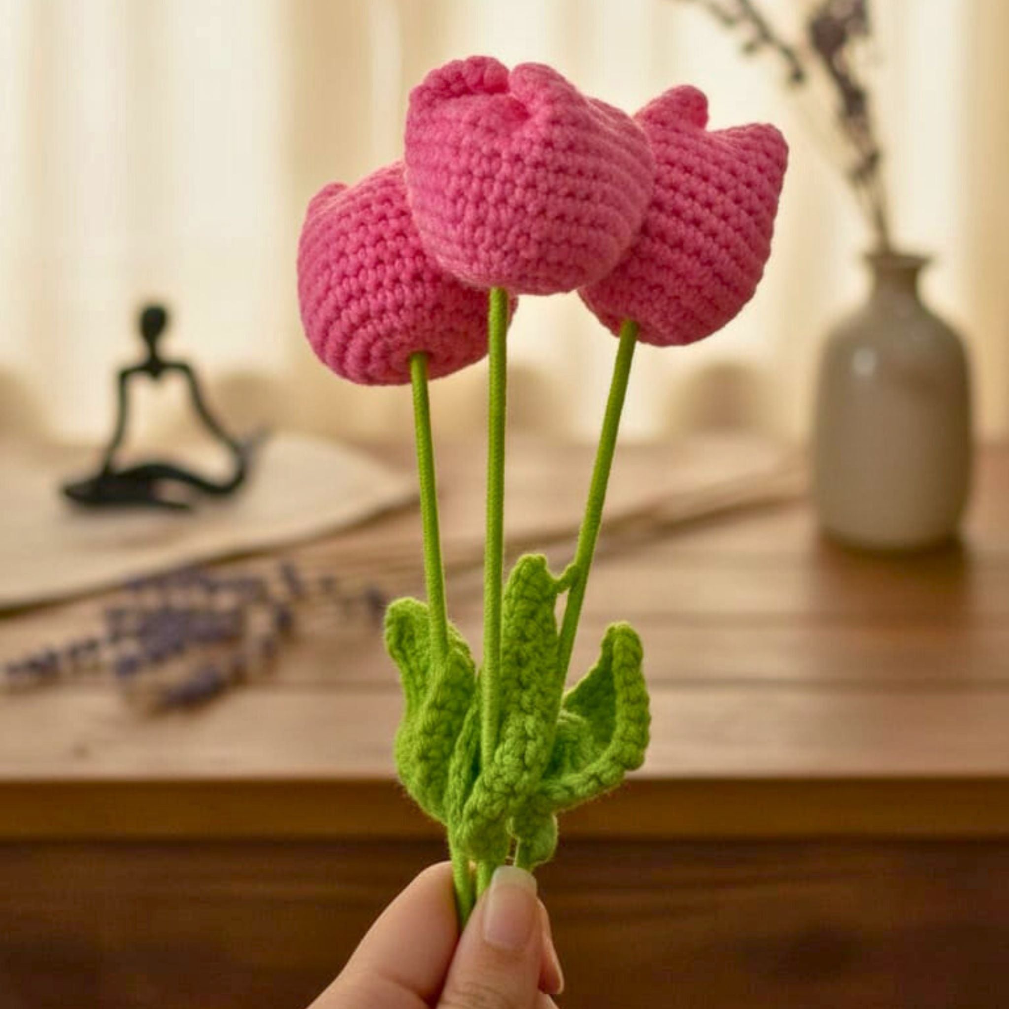 Blushing Tulip (Set of 3) by Suryatra