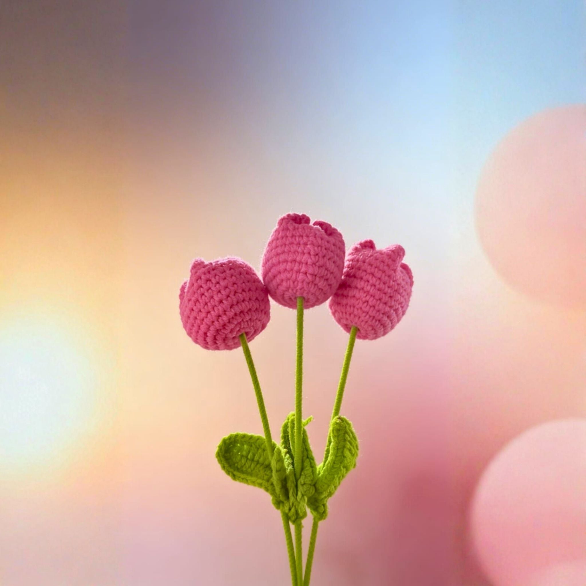 Blushing Tulip (Set of 3) by Suryatra