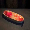 Stunning Blooming Rose Luminous Candle by Suryatra