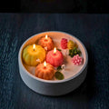 Citrus Bloom Artisan Candle Bowl by Suryatra