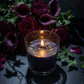 Midnight Rose Aura Luxury Glass Candle by Suryatra