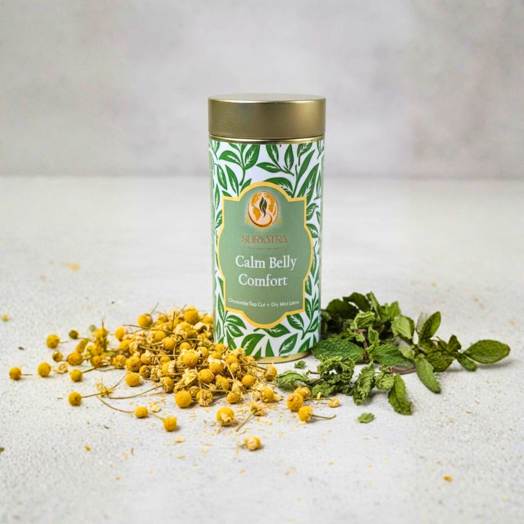 Calm Belly Comfort Organic Tea by Suryatra