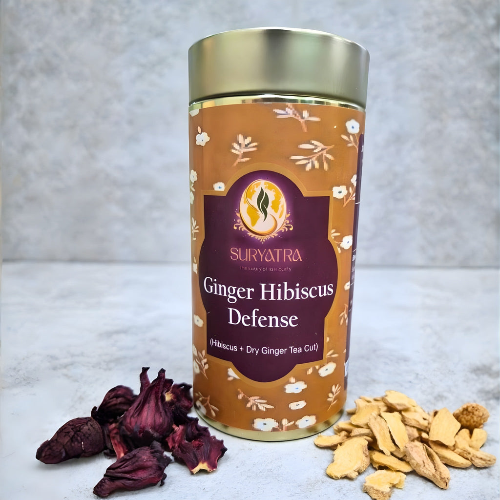 Ginger Hibiscus Defense Organic Tea by Suryatra