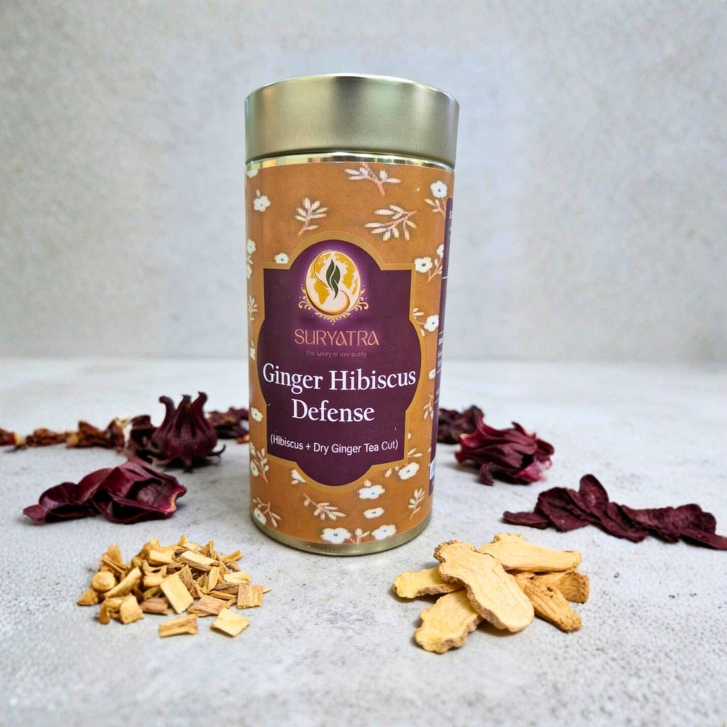 Ginger Hibiscus Defense Organic Tea by Suryatra