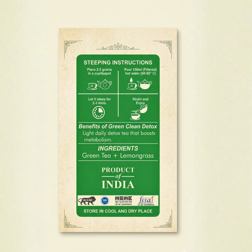 Green Clean Detox Organic Tea by Suryatra