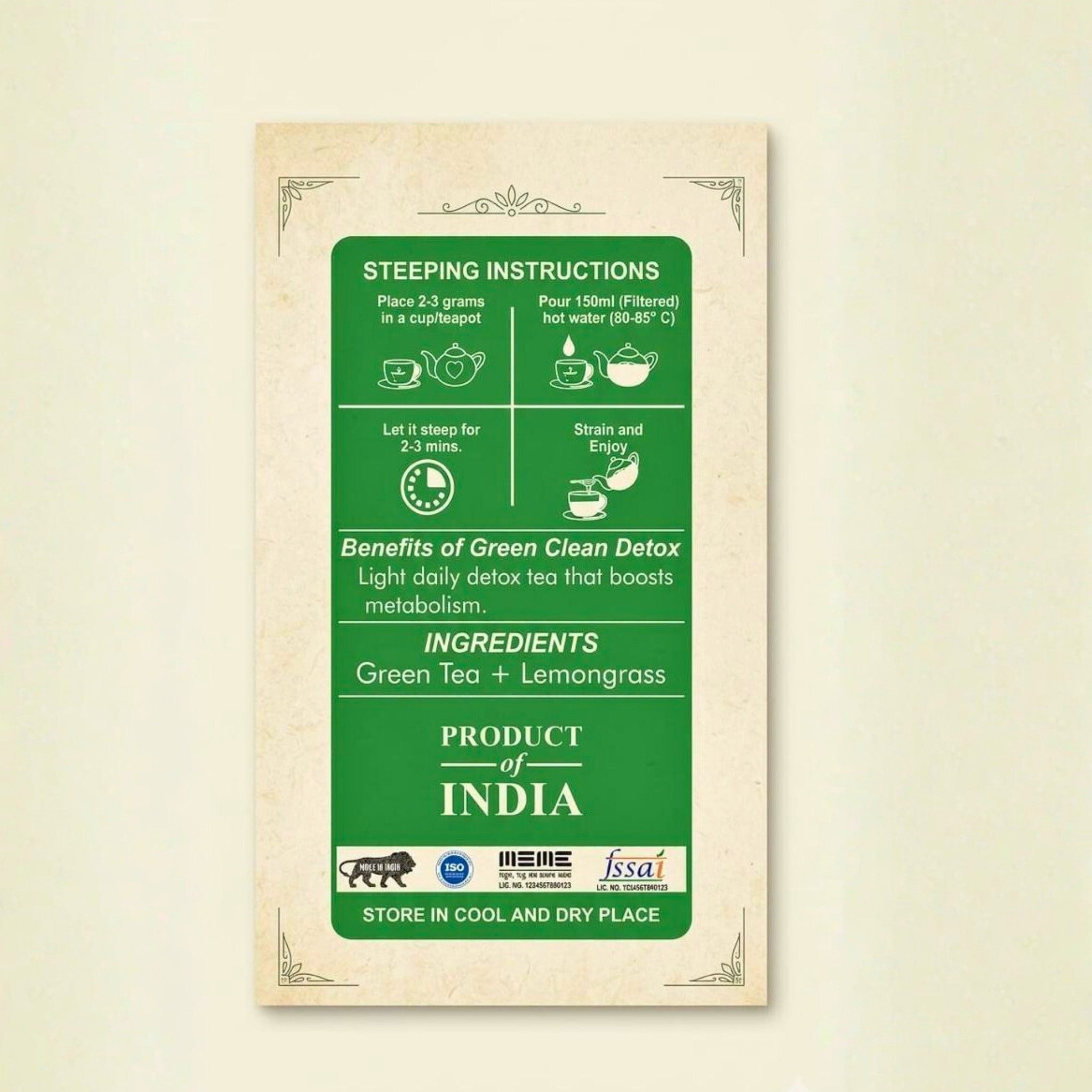 Green Clean Detox Organic Tea by Suryatra