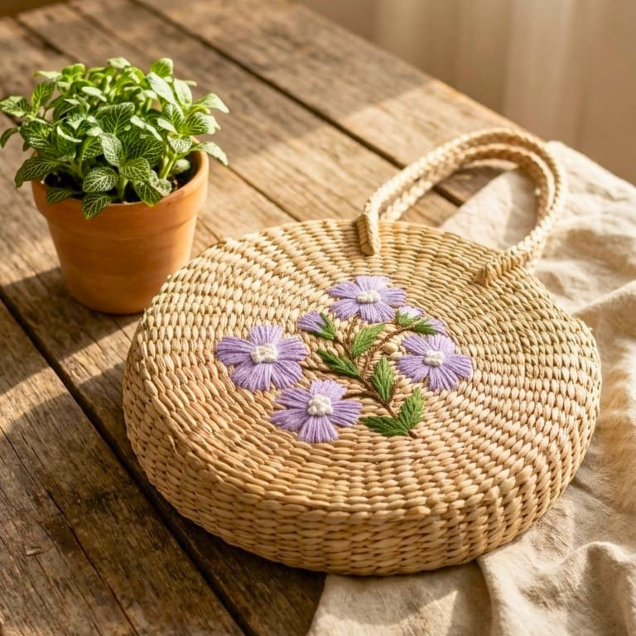 Lilac Meadow - Round/Orb shaped by Suryatra