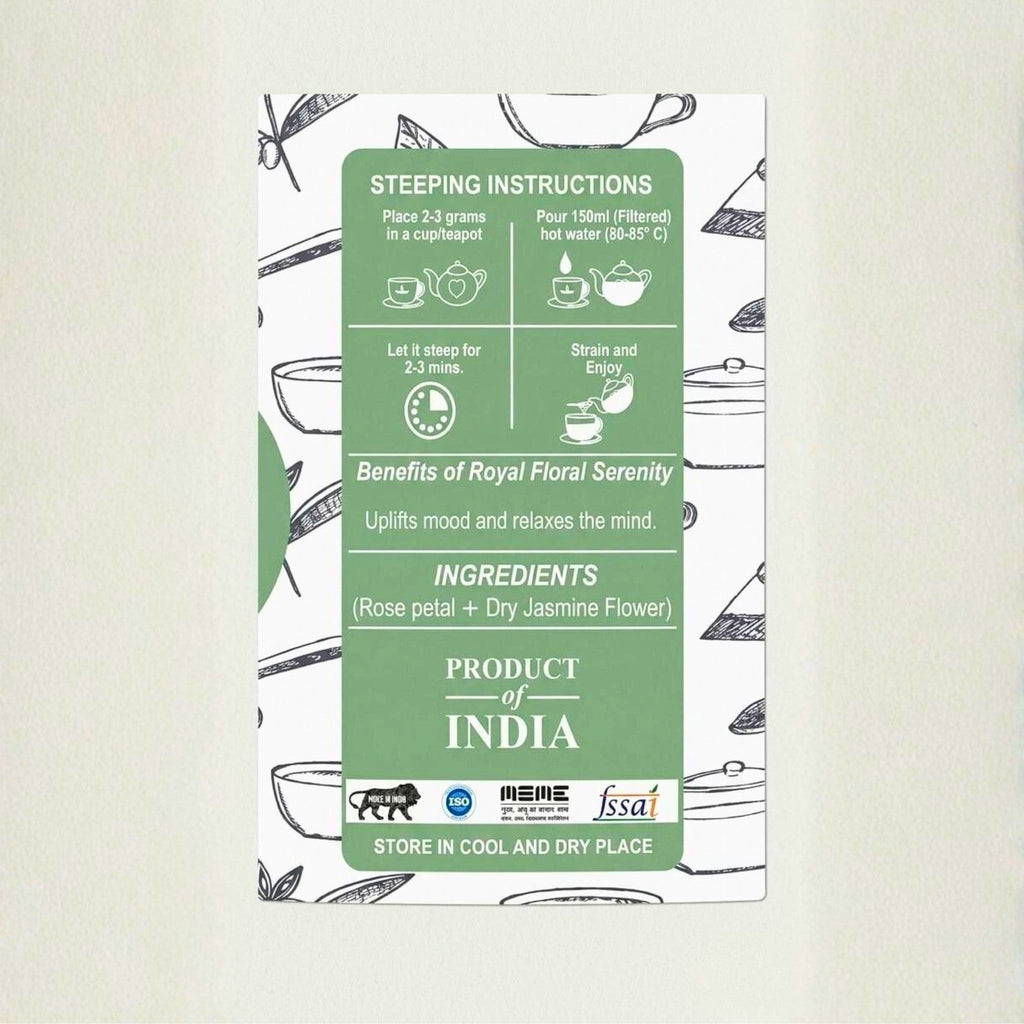 Royal Floral Serenity Organic Tea by Suryatra