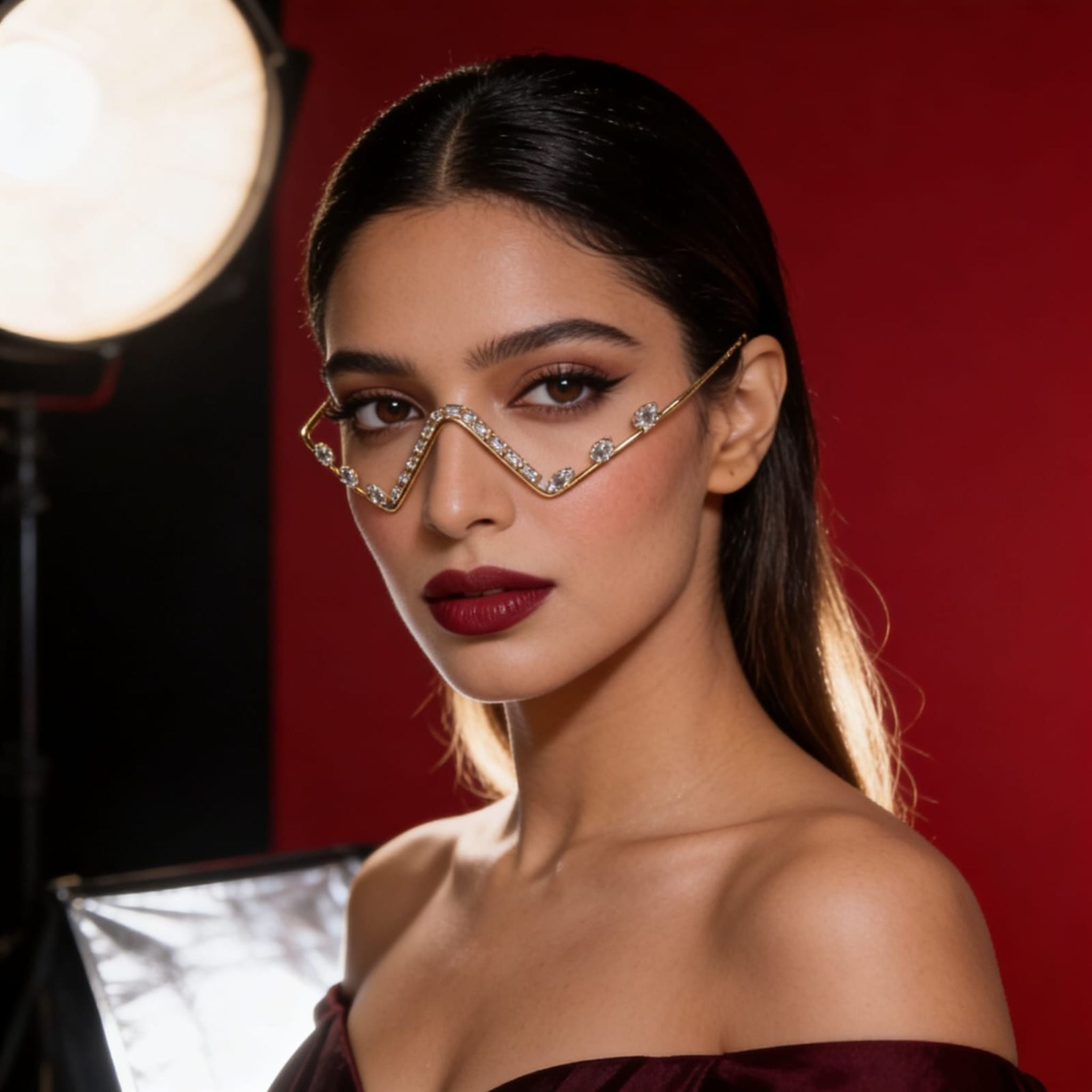 Vetra Luxe Crystal Facelets Frame by Suryatra