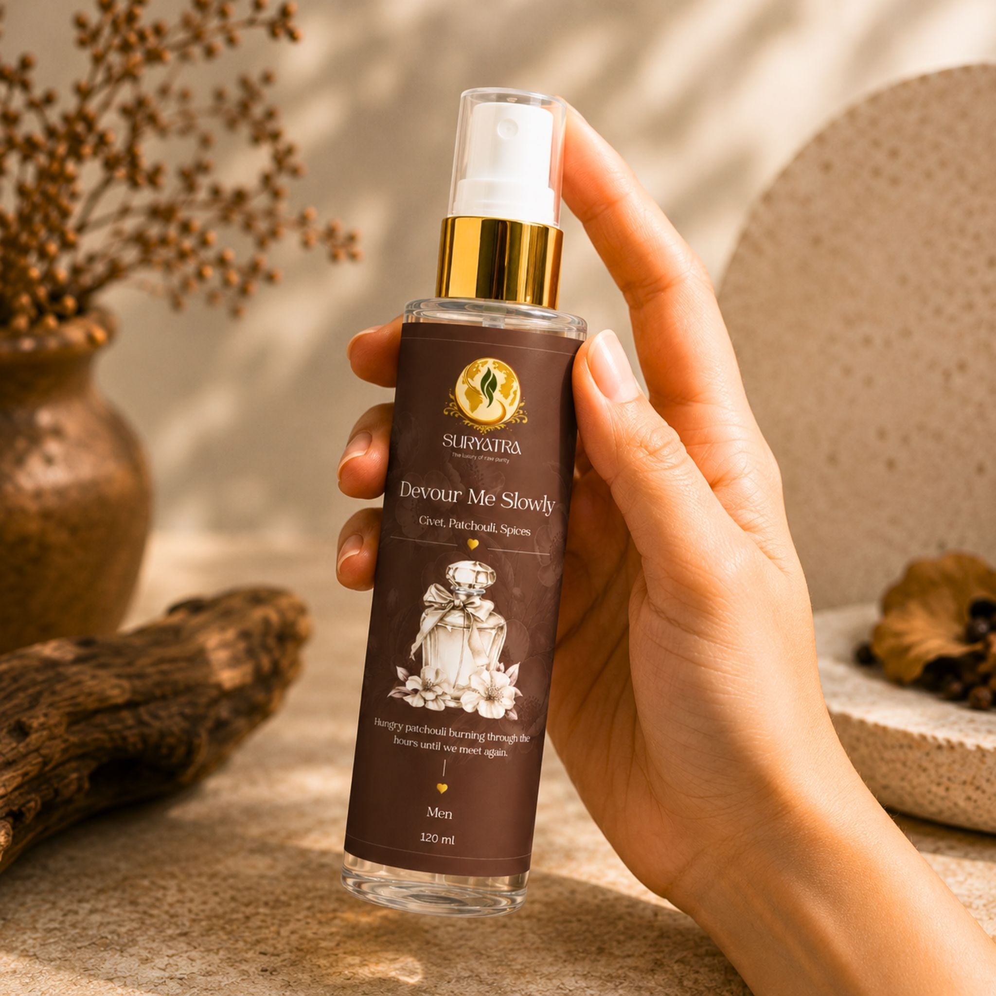 Devour Me Slowly Luxury Fragrance Mist by Suryatra