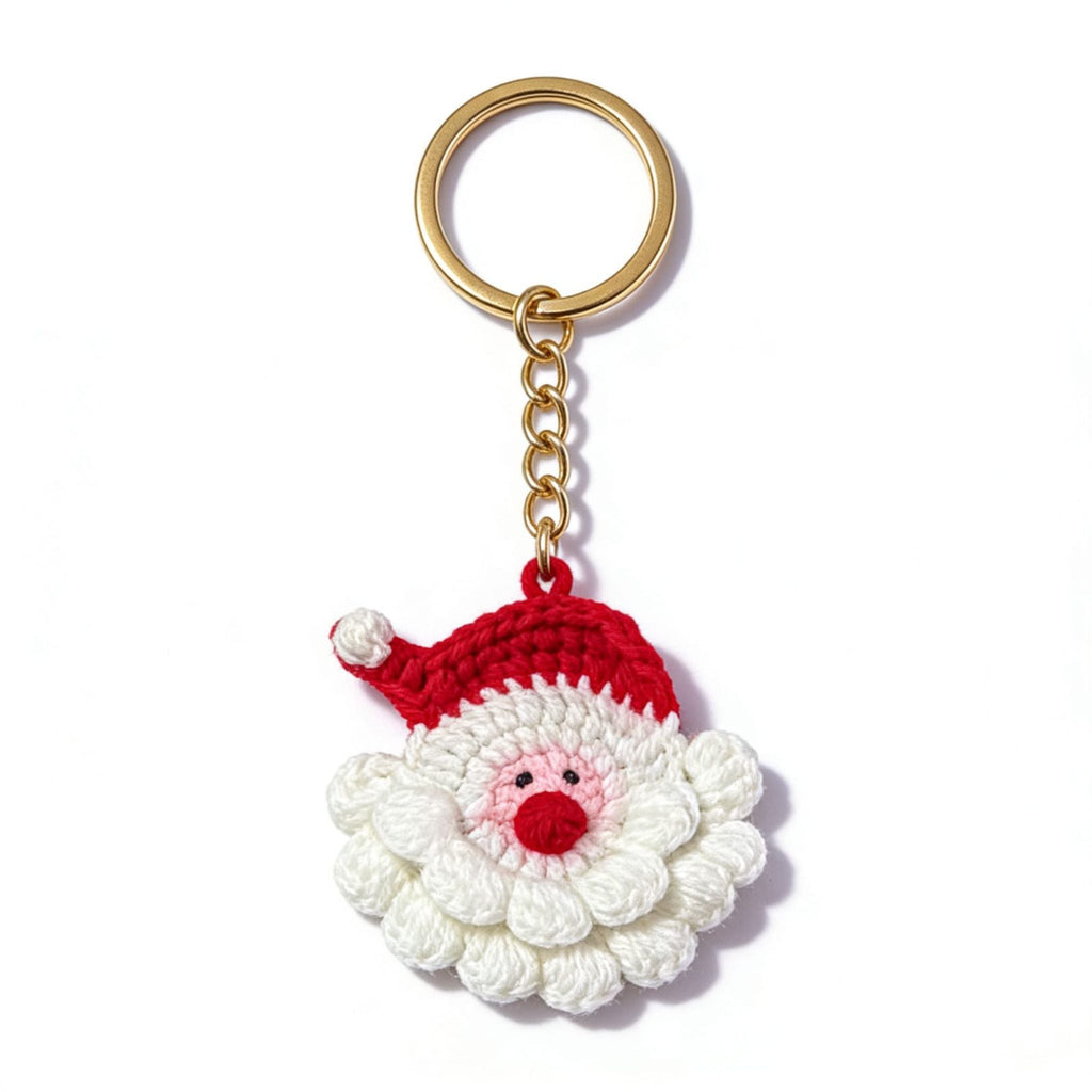 Santa Crochet Keychain by Suryatra