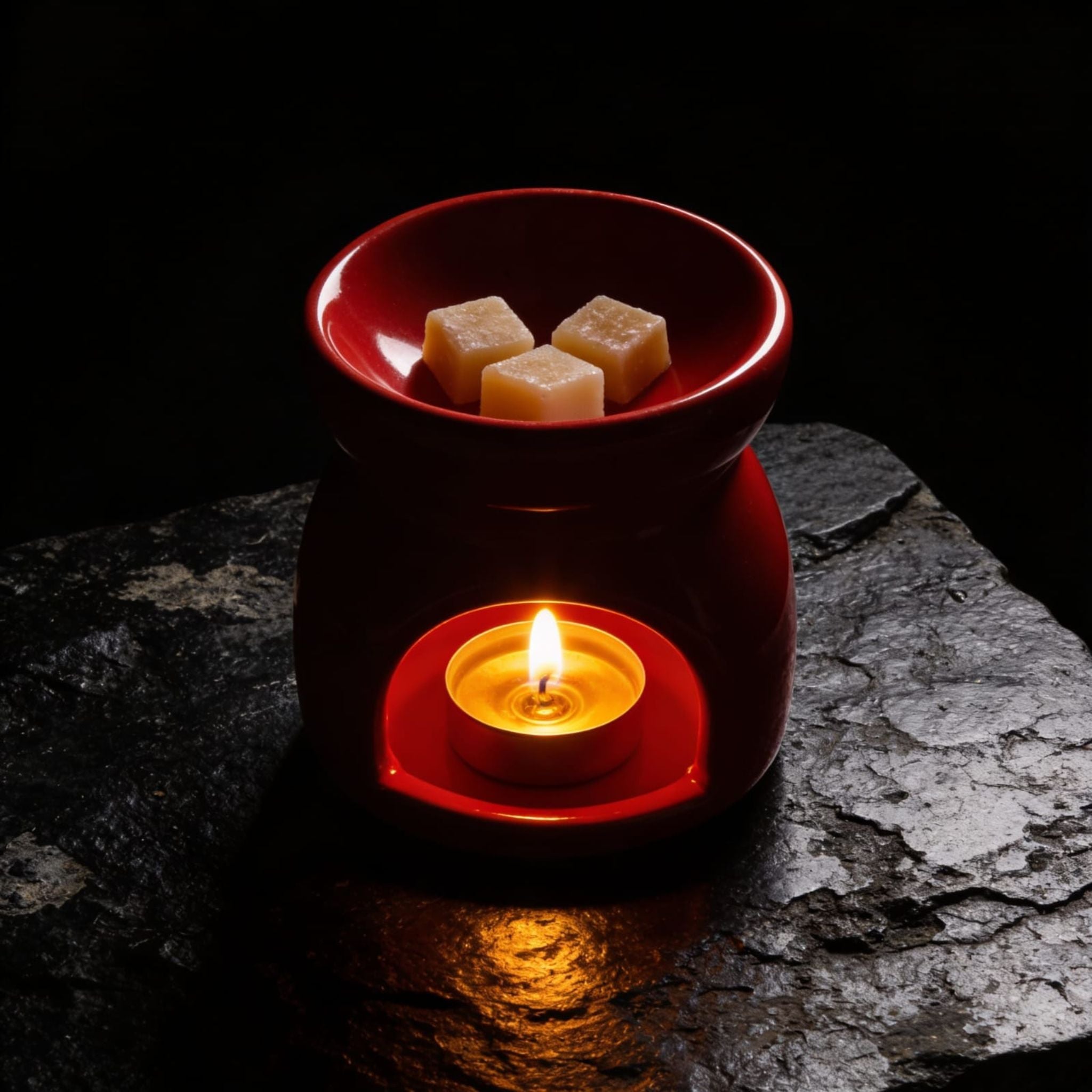 Coral Red Colour Ceramic Diffuser by Suryatra
