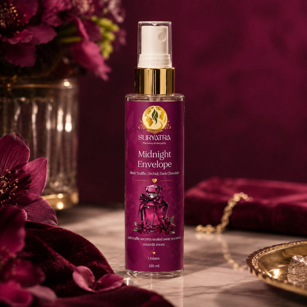 Midnight Envelope Luxury Fragrance Mist by Suryatra