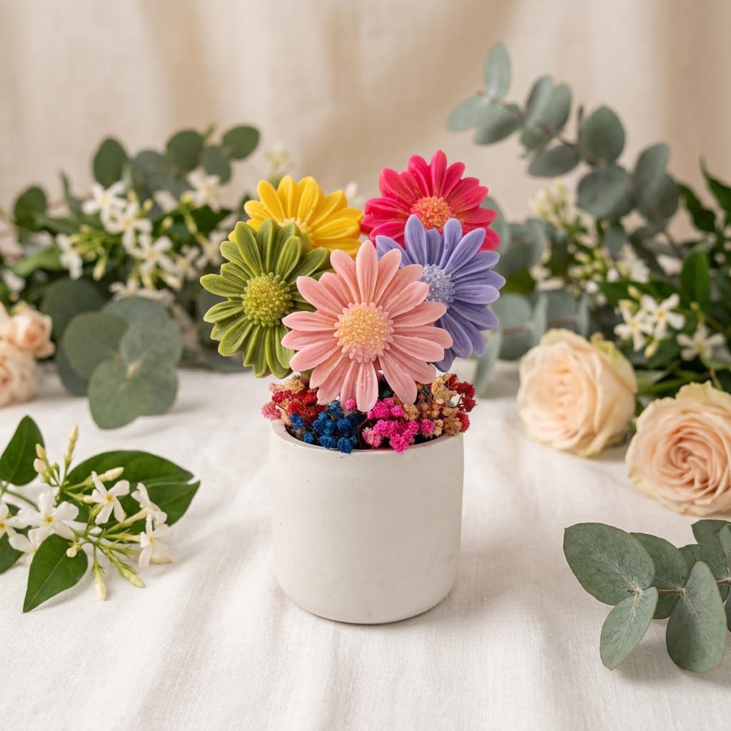 Eternal Flora Jar by Suryatra