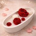 Graceful Arrangement of Crimson Candle by Suryatra