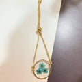 Azure Bloom Adjustable Floral Bracelet by Suryatra