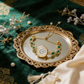 Emerald Royale Bracelet Watch By Suryatra