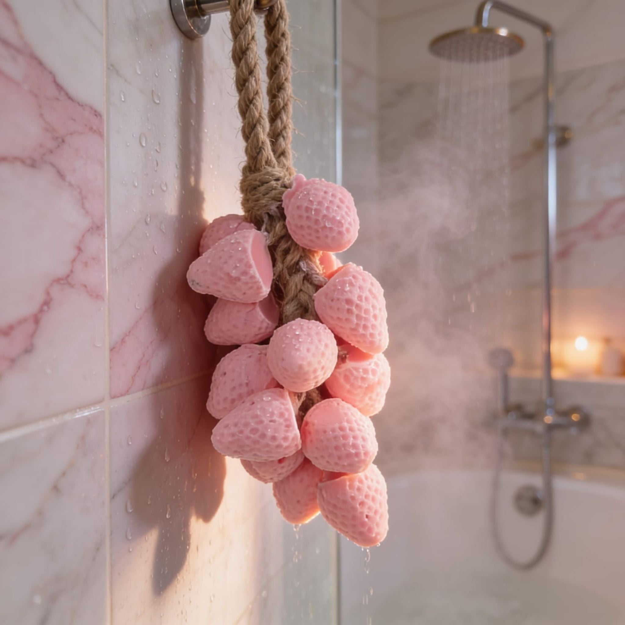 Blush Berry Hanging Soap by Suryatra