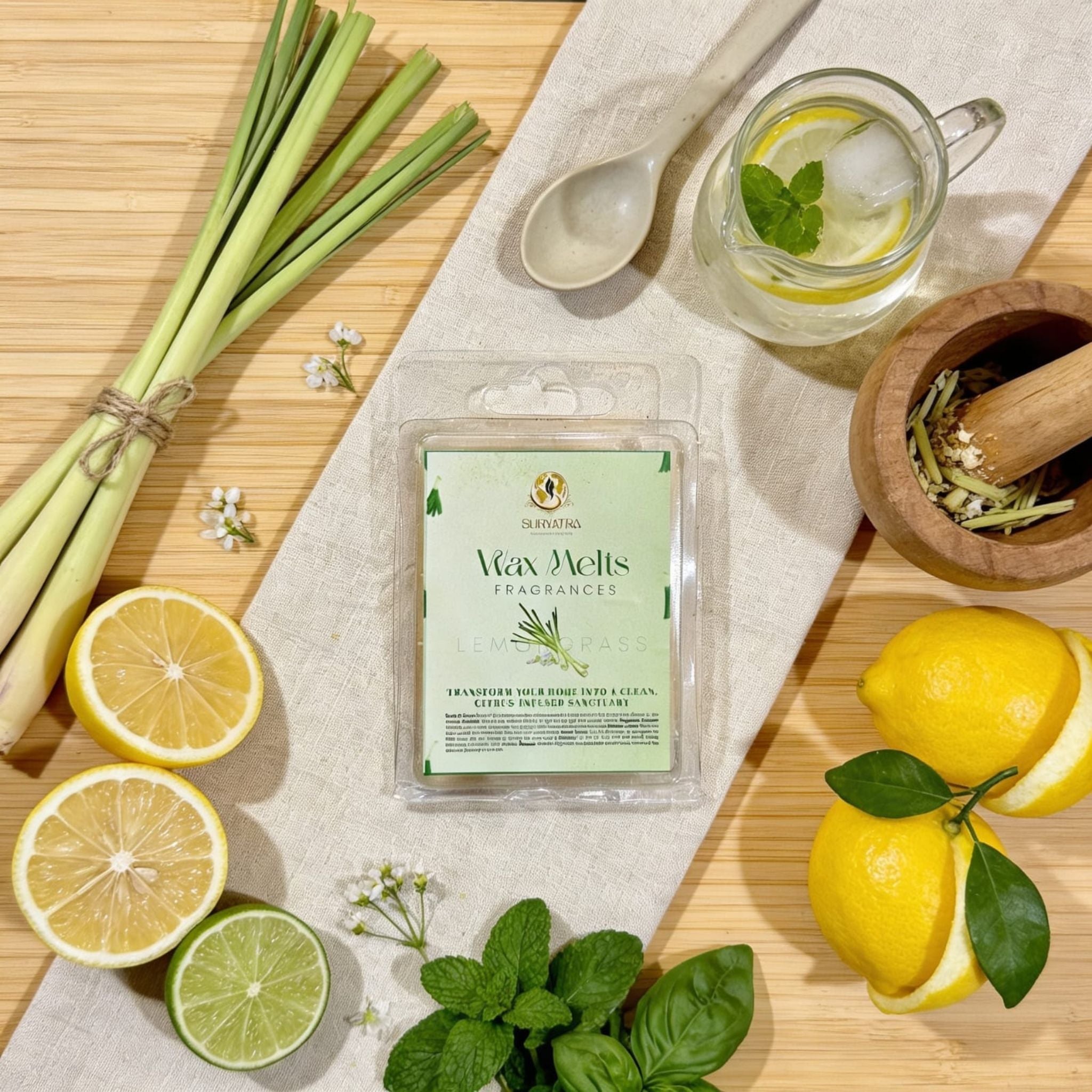 Lemongrass Wax Melts by Suryatra