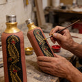 Noir Feather Artisan Bottle by Suryatra