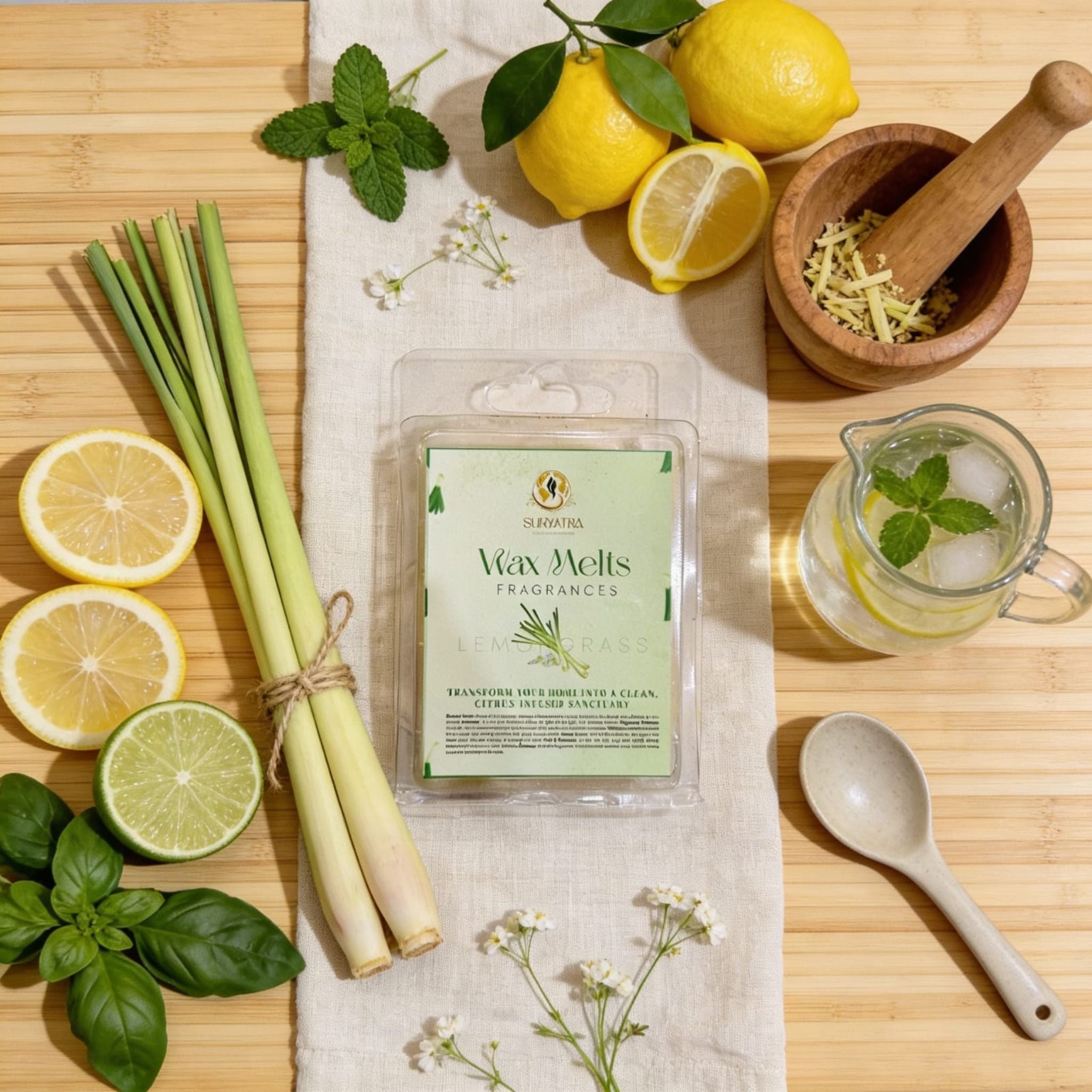 Lemongrass Wax Melts by Suryatra