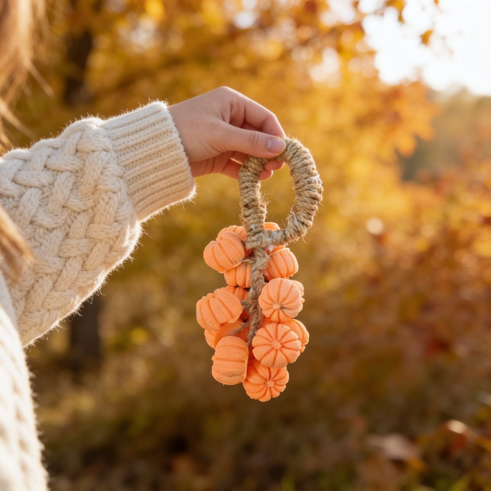 Autumn Pumpkin Hanging Soap by Suryatra
