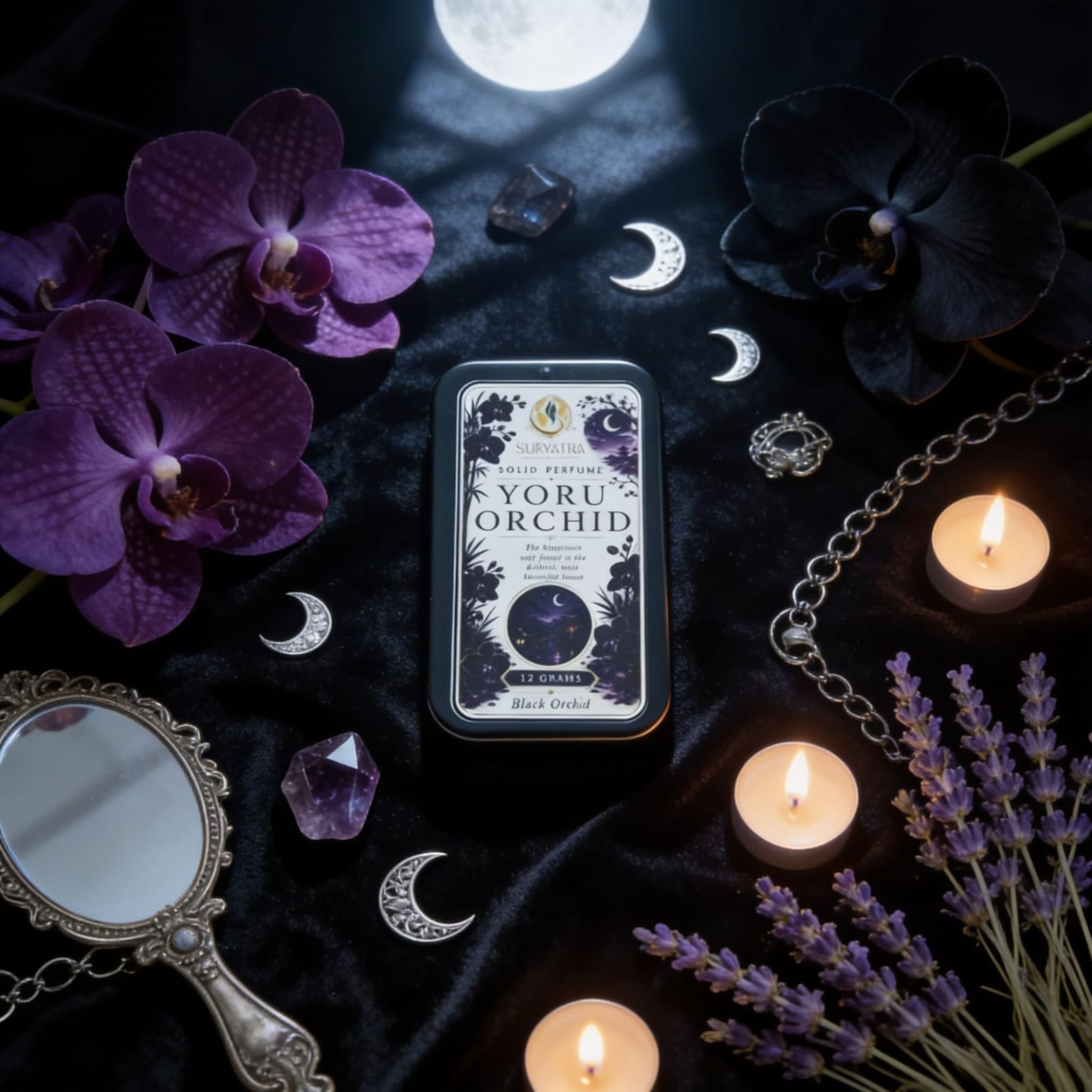 Yoru Orchid Solid Perfume by Suryatra