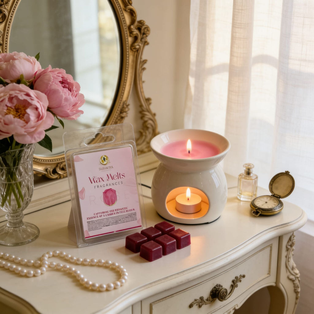 Rose Wax Melts by Suryatra