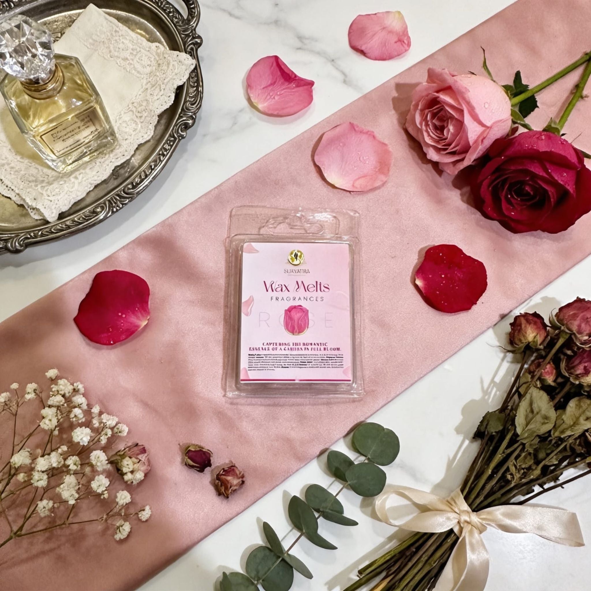 Rose Wax Melts by Suryatra