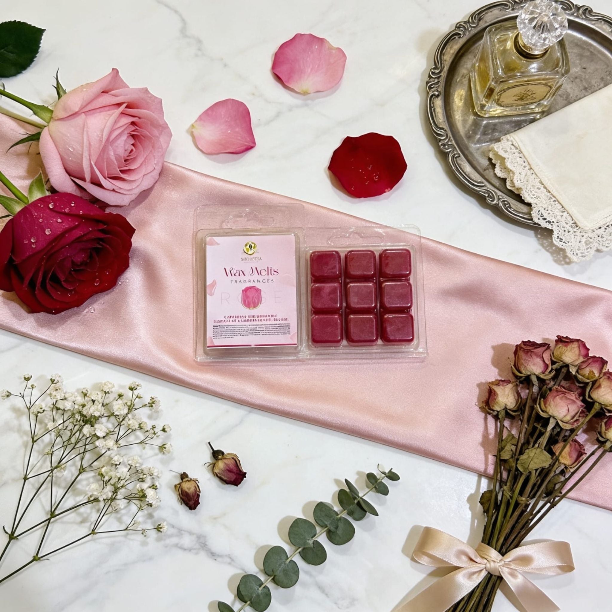 Rose Wax Melts by Suryatra