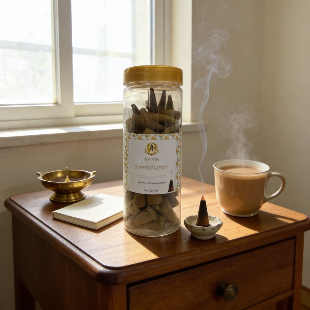 Dhoop Cones Sandalwood by Suryatra