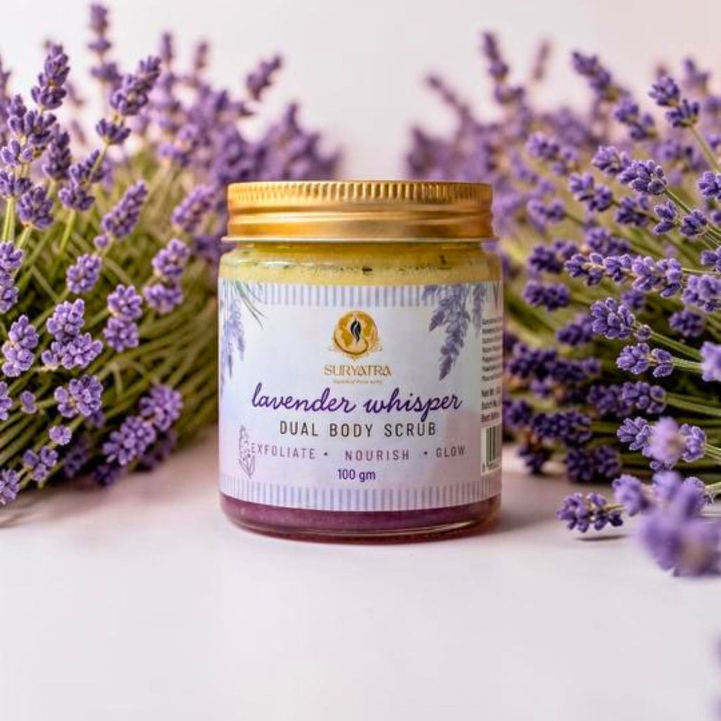 Lavender Whisper Dual Body Scrub by Suryatra
