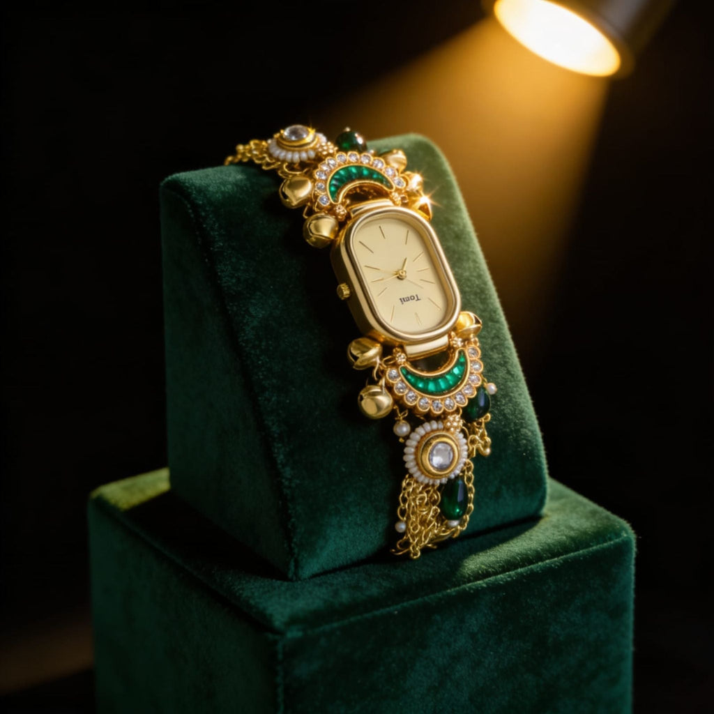 Emerald Pearl Royal Watch By Suryatra