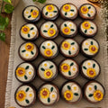 Sunflower Bloom Wooden Candle by Suryatra