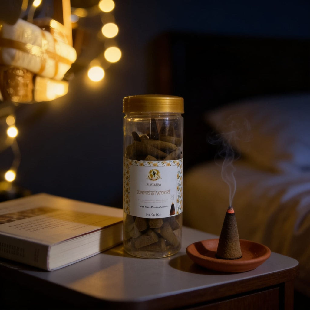 Dhoop Cones Sandalwood by Suryatra