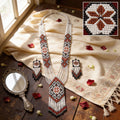 Ivory Heritage Beaded Jewelry Set By Suryatra