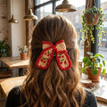 Cherry Blossom Bow Hair Clip by Suryatra
