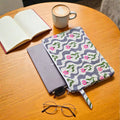 13 Inch Laptop/ipad Waterproof Sleeves(Blue and Pink Flower) by Suryatra