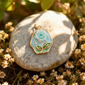 Aqua Bloom Pendant by Suryatra